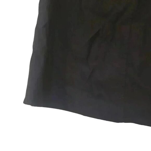 Eddie Bauer Women's Black Nylon/Spandex Tulip Faux Wrap Drawstring Skort - Picture 7 of 13